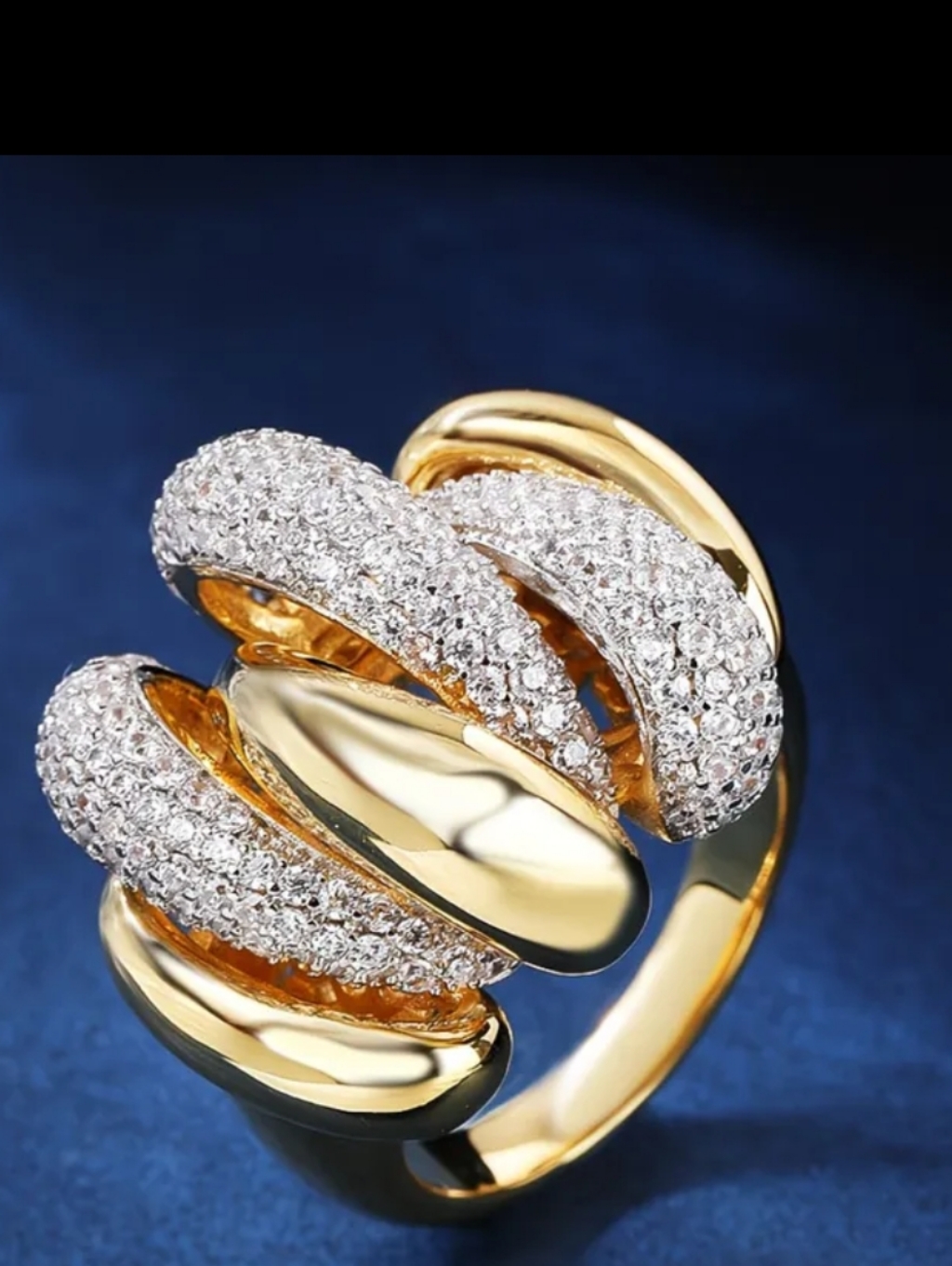 Macys 18 Kt Gold Plated Ring